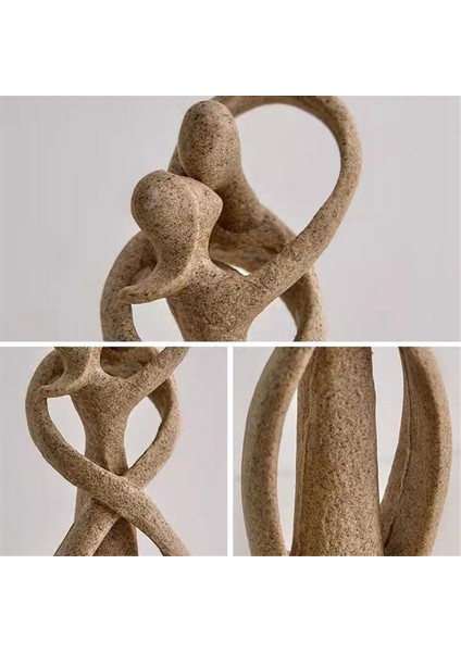 Ev Dekorasyonu Için Çift Heykelleri, Sarılan Çift Figürleri, Modern Çift Heykeli, Oda A Için Modern Romantik Heykeller (Yurt Dışından) fırsatları