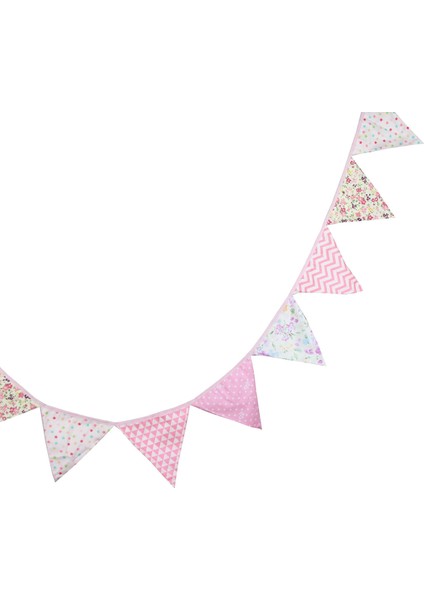 12 Bayraklar 3.2 M Flama Dekorasyon Banner Bunting Iskandinav Çiçekler Bayrağı Parti Çelenk Doğum Günü Düğün Dekorasyon Parti B (Yurt Dışından) indirimleri