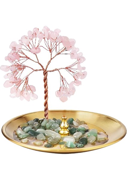 Çubuklar Için Tütsülük, Şifalı Kristal Taş Para Ağacı Tütsü Brülörü, Yoga ve Ev Dekorasyonu Için Kül Tutucu (Yurt Dışından)