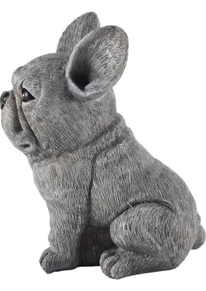 Heykeli Bahçe Dekorasyon Köpek Reçine Dekorasyon Dachshund ve Fransız Bulldog Heykel Ev Süsleri 17X12X11CM (Yurt Dışından) modelleri