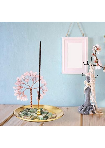 Çubuklar Için Tütsülük, Şifalı Kristal Taş Para Ağacı Tütsü Brülörü, Yoga ve Ev Dekorasyonu Için Kül Tutucu (Yurt Dışından) indirimleri