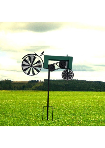 Bahçe Kazığı, Çiftlik Traktörü, Dönen Tekerlekler, Eski Kaplama, Traktör Rüzgar Döndürücü, Traktör Bahçe Kazığı Arabası Kırmızı (Yurt Dışından) fırsatları