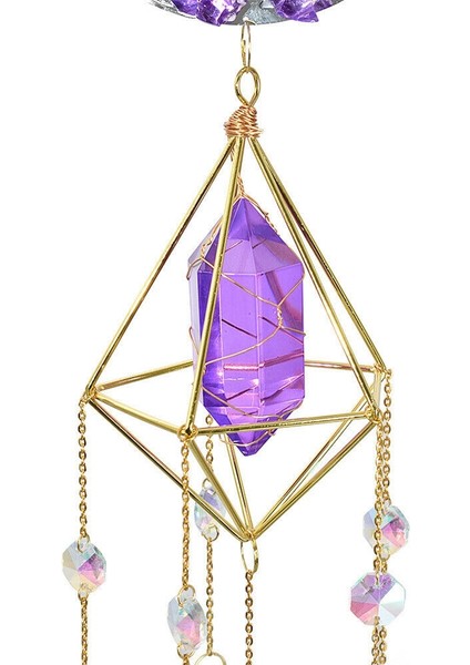 Kristal Güneş Yakalayıcı Prizma Ay Kolye Gökkuşağı Yapıcı Mobil Pencere Asma Dıy (Yurt Dışından) modelleri