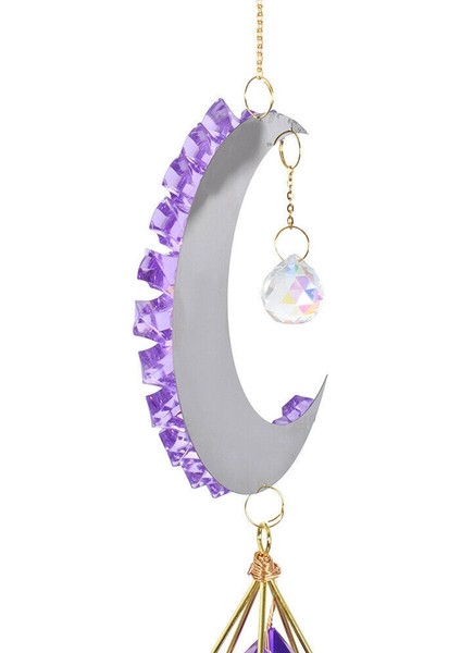 Kristal Güneş Yakalayıcı Prizma Ay Kolye Gökkuşağı Yapıcı Mobil Pencere Asma Dıy (Yurt Dışından) indirimleri