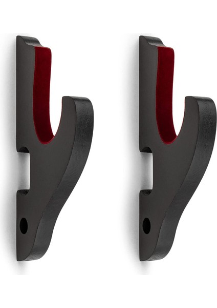 Duvara Montaj 2/set 1 Katmanlı Yastıklı Kanca Katana Tutucu Ayarlanabilir Ekran Askı Samuray Kılıcı Tanto, 1 Katmanlı Ped (Yurt Dışından)