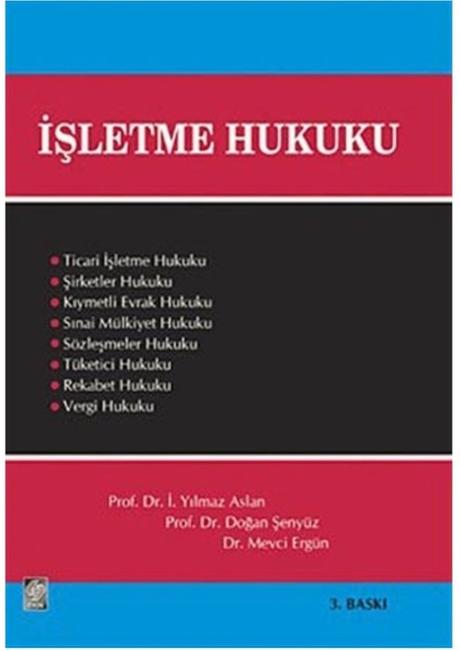 İşletme Hukuku fiyatları