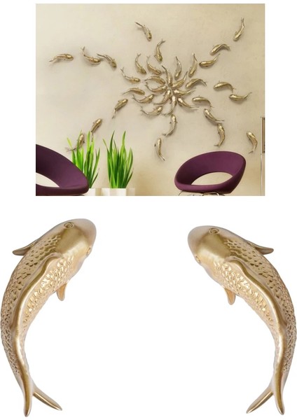 2 Adet Reçine Sazan Altın Balık Duvar Asılı Süsleme Kişilik Balık Heykelcik Ev Restoran Arka Plan Duvar Dekor Için (Yurt Dışından) indirimleri