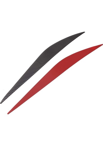 Karbon Fiber Araba Ön Far Kaşları Sticker Trim Dekorasyon Aksesuarları Bmw-3 Serisi F30 320I 325I 316I (Yurt Dışından) fırsatları