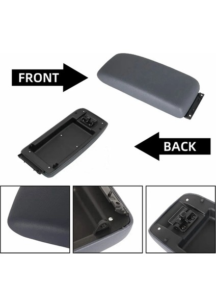 5890535040B0 Toyota Tacoma 1995-2000 4runner 1996-1998 Gri Için Araba Orta Konsol Kol Dayama Kapağı (Yurt Dışından) indirimleri