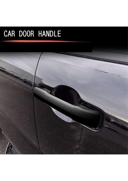 Toyota Tacoma 2024 Için Araba Kapı Kolu Kılıfı Araba Dış Kolu Kılıfı Trim Araba Iç Aksesuarları Parlak Siyah (Yurt Dışından) fiyatları