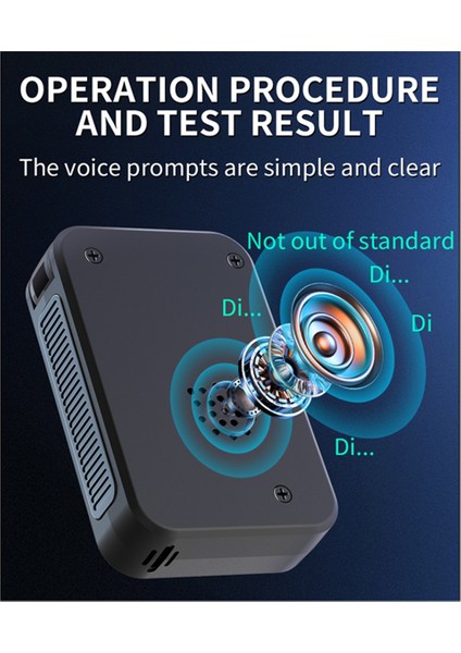 Yeni D1000 Taşınabilir Elektrokimyasal Alkol Test Cihazı Sesli Rapor Üfleme Sarhoş Sürüş Alkol Test Cihazı Alkol Ölçer (Yurt Dışından) fiyatları