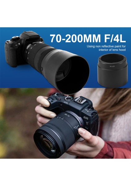 Canon Ef 70-200MM F/4l Lens Için Heavystar Özel Lens Kapağı Canon Et-74 (Yurt Dışından) indirimleri