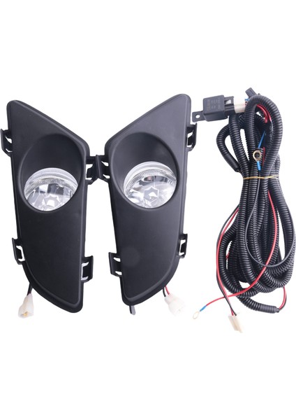 Mazda 6 2003-2005 Için Kablolama Kitiyle Ön Sağ ve Sol Şeffaf Sis Farı Lambası Merceği (Yurt Dışından)