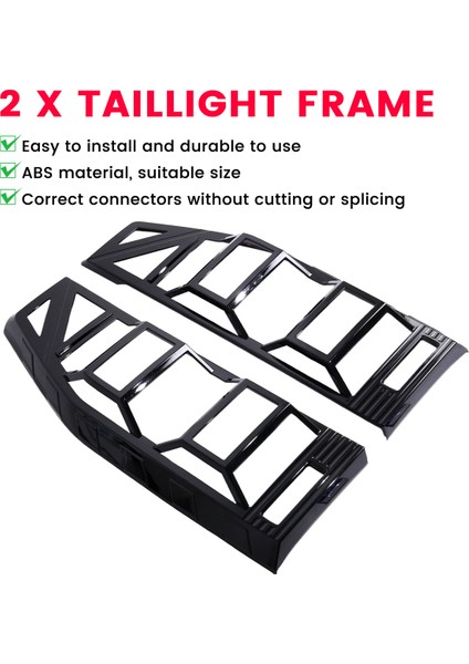 Chery Jetour Traveler T2 2023 2024 Model Için Parlak Siyah Araç Arka Lambası Çerçevesi Abajur Dekorasyonu (Yurt Dışından) indirimleri