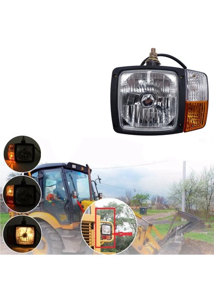 Evrensel LED Dönüş Sinyali Gösterge Çalışma Lambası Farları, Traktör Römork Ekskavatör Kamyon Sağ Tarafı Için (Yurt Dışından) fiyatları