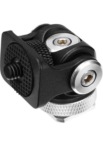 Sıcak Ayakkabı Ayarlanabilir Monitör Tutucu Dağı Kamera Pan 360 Derece Eğim 180 Derece Soğuk Ayakkabı Montajı ve Tripod Kafası ile (Yurt Dışından) fırsatları