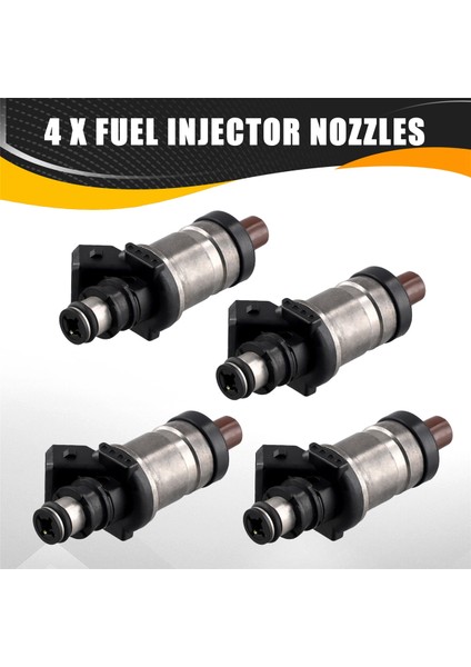 4 Adet 06164-P06-A01 Honda Cıvıc Del Sol 1.5l 1.6l Integra 1.7l 1.8l Için Yeni Yakıt Enjektörü Memesi (Yurt Dışından) indirimleri