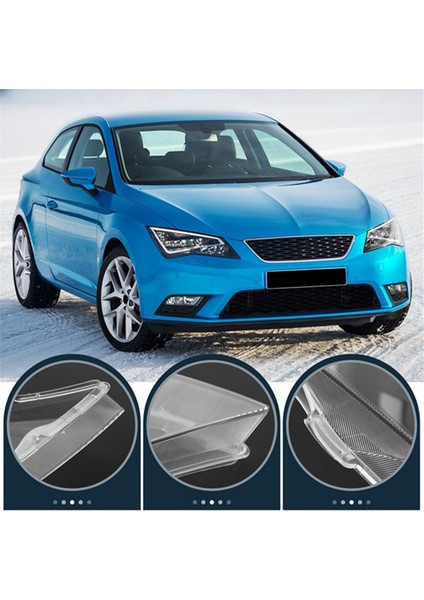 Seat Leon 2013-2018 Ön Sağ Için Araba Far Kapağı Mercek Far Kabuğu Abajur Şeffaf Abajur (Yurt Dışından) indirimleri