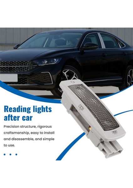 Volkswagen Golf Passat Tiguan Caddy Skoda Gri Için Harita Okuma Tavan Lambası 3B0947291 B (Yurt Dışından) indirimleri