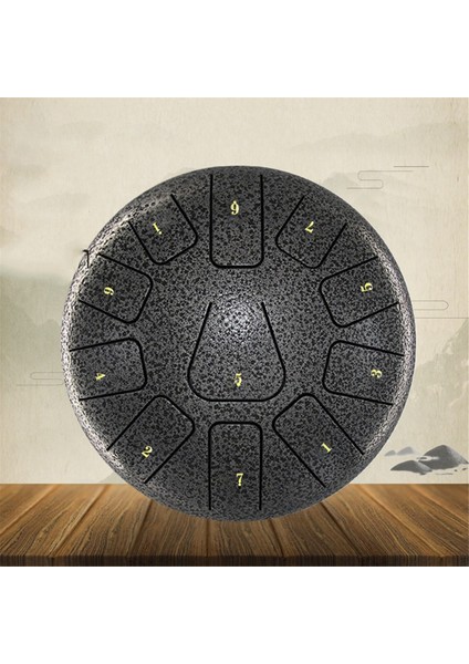 Inç Çelik Dil Davulu, 11 Notalı Tef, Davul Çubukları ve Parmak Penaları ile Meditasyonlar Için Tef Enstrümanı B (Yurt Dışından) fiyatları