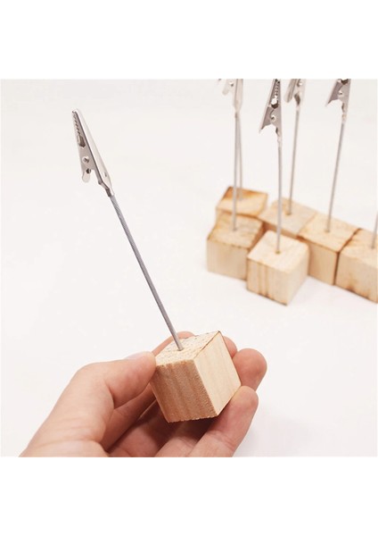 10 Adet Notluk Çam Tabanlı Mesaj Klipsi Dikey Notluk Ofis Düğün Parti Ev Dekorasyonu Doğum Günü Fotoğrafları Için (Yurt Dışından) indirimleri