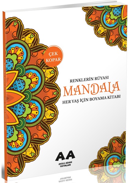 Mandala Renklerin Rüyası Her Yaş Için Boyama Kitabı 60 Sayfa