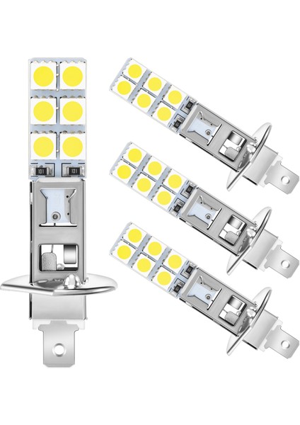 4 Adet H1 6000K Süper Beyaz 80W LED Far Ampulleri Kiti Sis Farı Sürüş Lambası (Yurt Dışından) fiyatları
