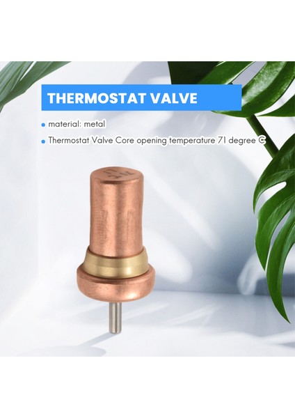 Yedek Vmc Termostat Vana Çekirdeği Açılış Sıcaklığı 71 Derece C (Yurt Dışından) indirimleri