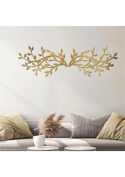 Dal Yaprak Duvar Asılı Dekor Metal Demir Sanat Bitki Zeytin Yaprağı Heykeli Duvar Kolye Ev Arka Plan Süsleri Heykel C (Yurt Dışından) modelleri