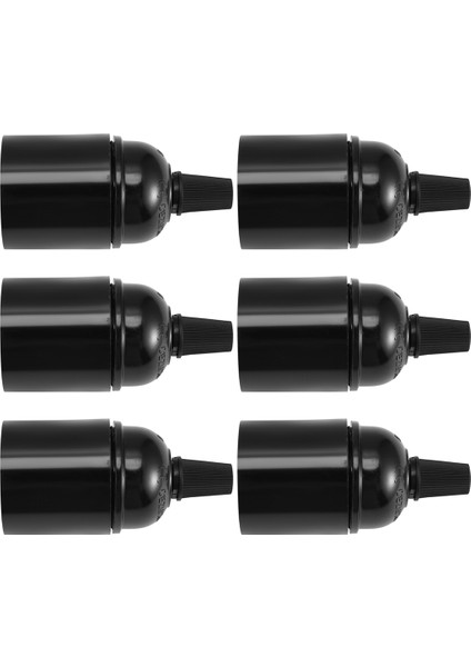 6'lı Paket Bakalit Lamba Tutucu E26/E27 Ampul Duyu Vintage Ampul Duyu Es Vidalı Lamba Tutucu Tavan/sarkıt/zemin Için (Yurt Dışından) fiyatları