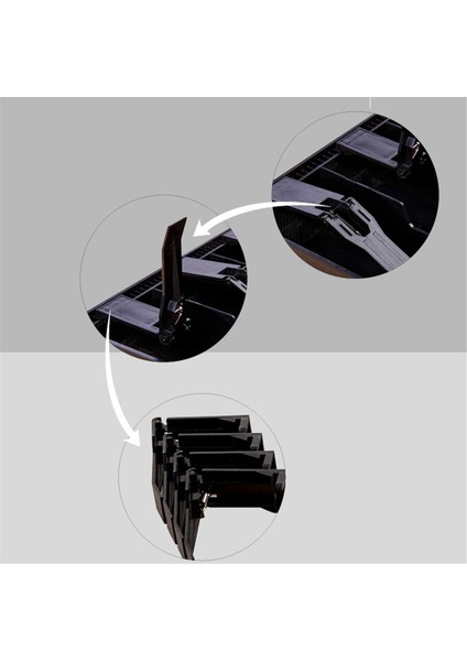 Kasa Çekmecesi Ek Tepsisi 5 Banknot/4 Madeni Para Bölmesi Metal Klipsli, Süpermarket Nakit Kutusu (Yurt Dışından) indirimleri