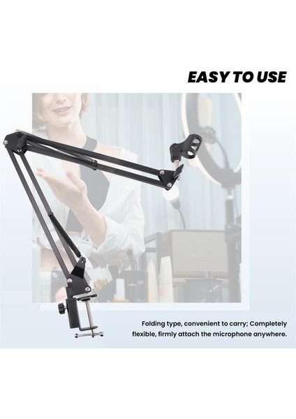 Samson Blue Yeti Snowball Için Profesyonel Masaüstü Mikrofon Tutucu Askı Makaslı Kol Mikrofon Standı Masa Montaj Kelepçesi (Yurt Dışından) indirimleri