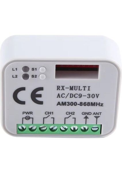 Uzaktan Kumandalı Evrensel Garaj Kapısı Açma Anahtarı Rx Çoklu Frekans 300-868MHZ Alıcı 9-30V 2 Kanal Röle Modülü (Yurt Dışından) indirimleri