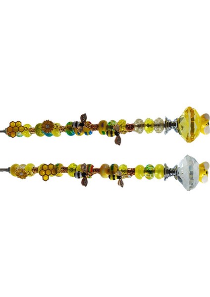 Arı Işık Yakalayıcı Bahçe Dekoratif Kazıklar Peri Çubuğu Kendin Yap Boncuklu Dekorasyon Kolye Bahçe Malzemeleri (Yurt Dışından) modelleri