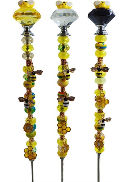 Arı Işık Yakalayıcı Bahçe Dekoratif Kazıklar Peri Çubuğu Kendin Yap Boncuklu Dekorasyon Kolye Bahçe Malzemeleri (Yurt Dışından) indirimleri