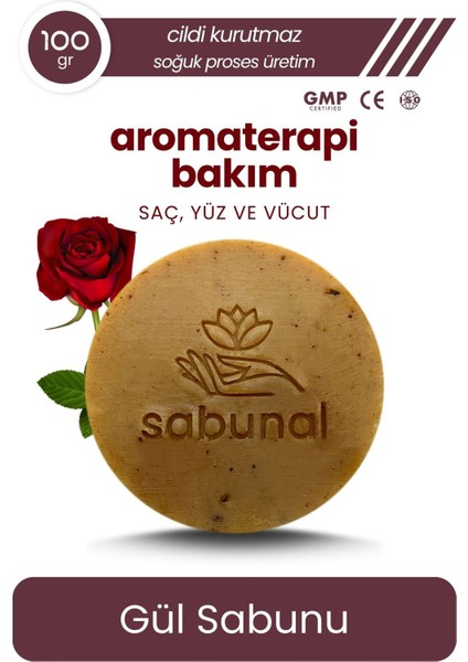 Gül Sabunu - Aromaterapi Cilt Bakımı 100 gr