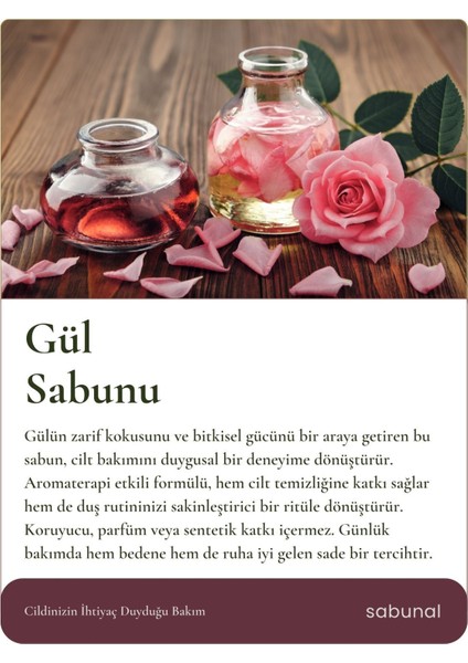 Gül Sabunu - Aromaterapi Cilt Bakımı 100 gr fiyatları