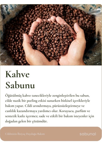 Kahveli Sabun 2 Adet - Bitkisel Cilt Bakımı fiyatları