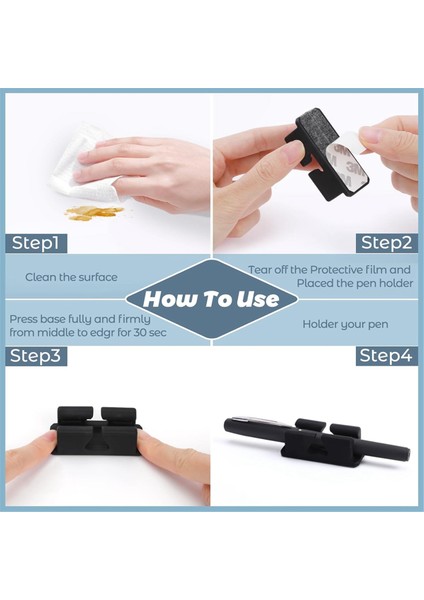 10'lu Paket Silikon Kalemlik, Masa Için Yapışkanlı Kalemlik, Sınıf Için Çok Renkli Kauçuk Tek Kalemlik Kalem Klipsi (Yurt Dışından) fırsatları