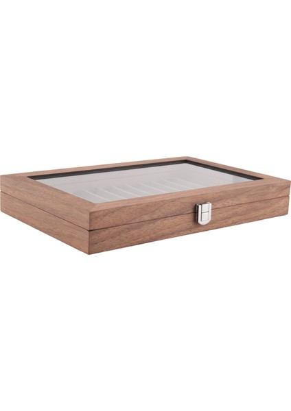 12 Izgara Ceviz Kalem Saklama Tutucu Kalem Kutusu Giyilebilir Ekranlı Öğrenci Hediyesi Toz Önleyici Dikdörtgen Dolma Kalem Kutusu Koleksiyonu (Yurt Dışından) fiyatları