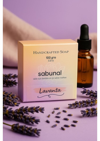 Lavanta Sabunu 4 Adet - Ferahlatıcı Etkili Doğal Bakım Sabunu fırsatları