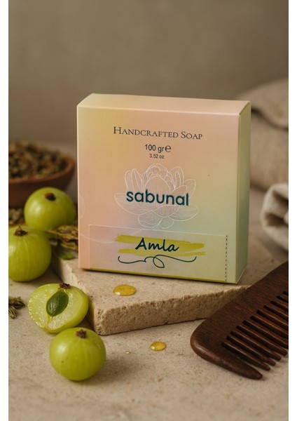Amla Sabunu - Saç ve Sakal Bakımına Uygun Doğal Sabun 100 gr fırsatları