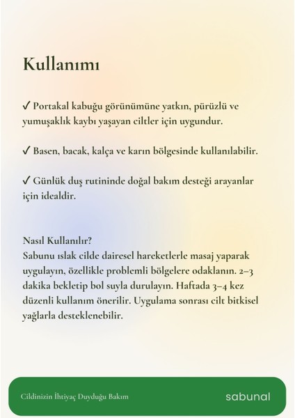 Anti-Selulit Sabunu - Cilt Bakım Sabunu 100 gr modelleri
