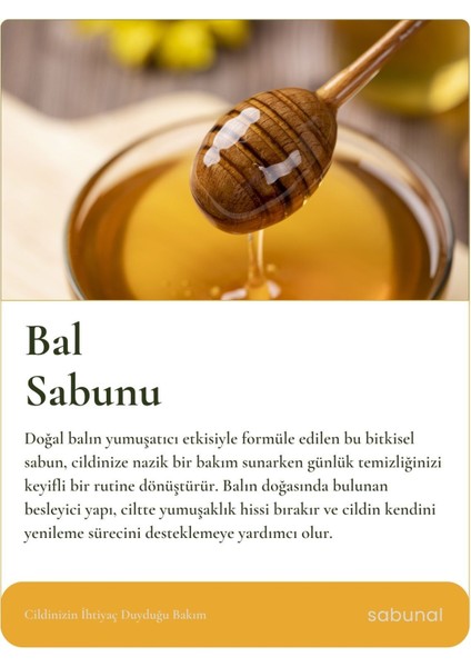 Bal Sabunu - Bitkisel Cilt Bakım Sabunu 100 gr fiyatları