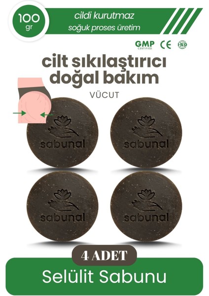 Anti-Selulit Sabunu 4 Adet - Cilt Bakım Sabunu