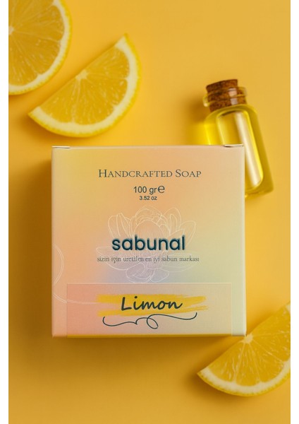 Limon Sabunu 4 Adet - C Vitaminli Sebum Dengeleyici Cilt Sabunu fırsatları