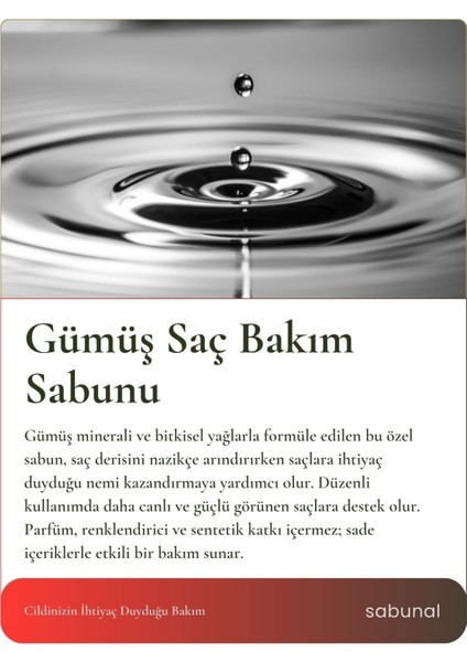 Gümüş Sabunu 4 Adet - Saçlar İçin, Hacim, Güç ve Dökülmelere Karşı modelleri