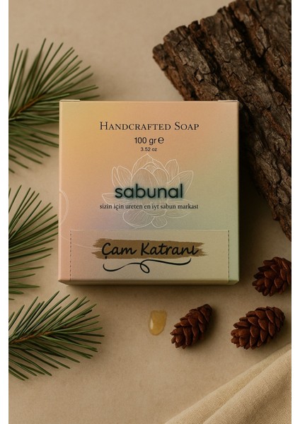 Çam Katranı Sabunu - Hassas Ciltler İçin Doğal Bakım Sabunu 100 gr fırsatları