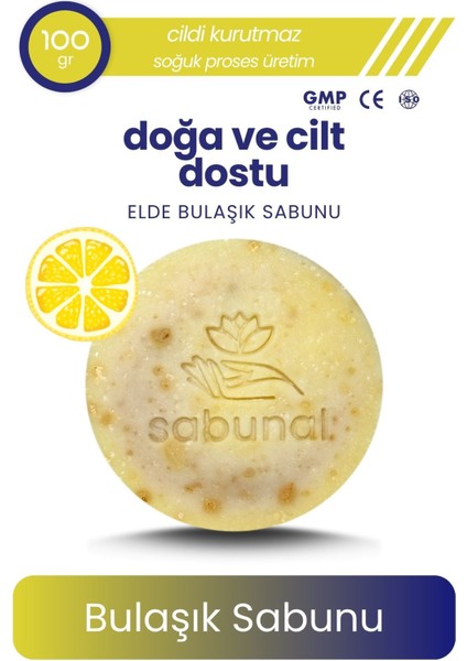 Bulaşık Sabunu - Doğal Katkısız, Doğa ve Cilt Dostu El Yapımı Sabun 100 gr