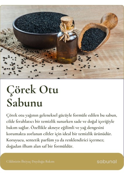 Çörek Otu Sabunu 2 Adet - Yağlı Ciltlere Uygun Doğal Temizlik Sabunu fiyatları